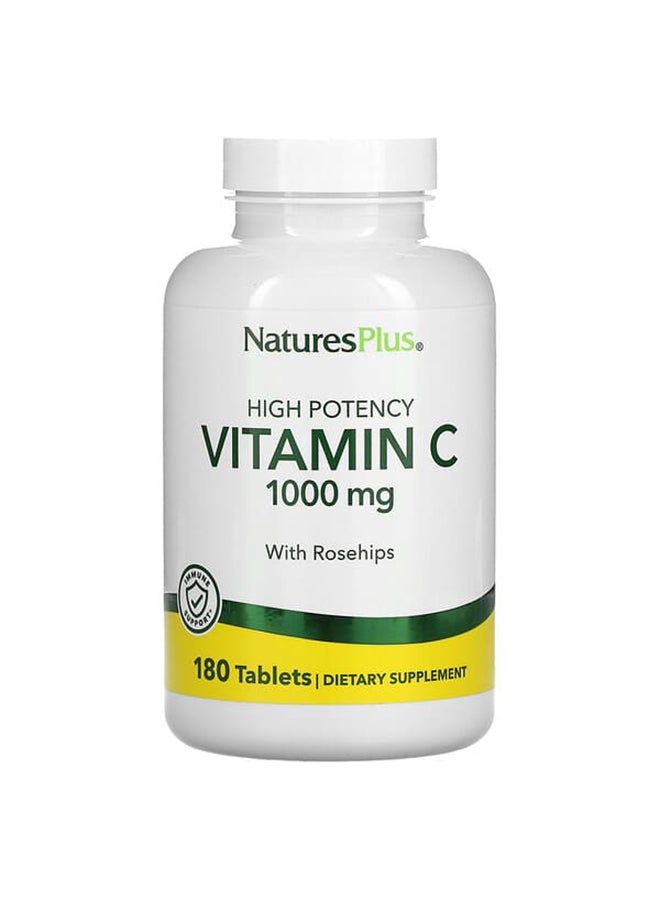 ناتشرز بلاس مكمل غذائي فيتامين C سوبر كومبليكس -يحتوي على 180 قرص - Image 1