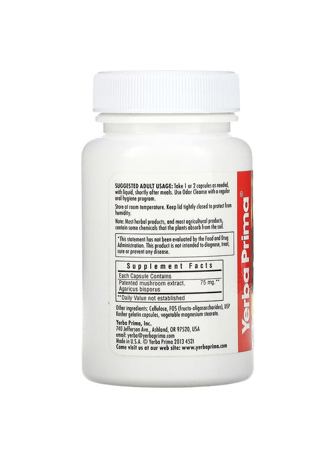 Yerba Prima Odor Cleanse Breath And Body - 50 Capsules  - Image 2