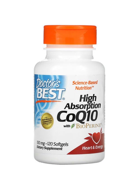 High Absorption Coq10 With Bioperine 100 Mg-120 Veggie Caps