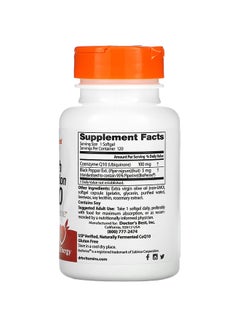 Doctor's BEST High Absorption Coq10 With Bioperine 100 Mg-120 Veggie Caps  - Image 2