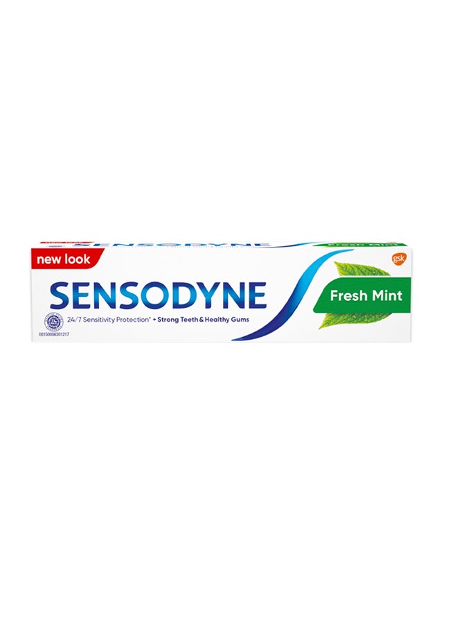 Sensodyne Fresh Mint With Fluoride Toothpaste White/Green 100grams