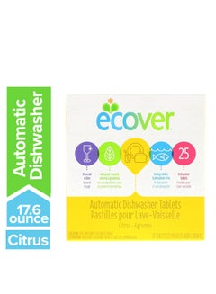ecover 25-Piece Automatic Dishwasher Citrus Tablets Set 