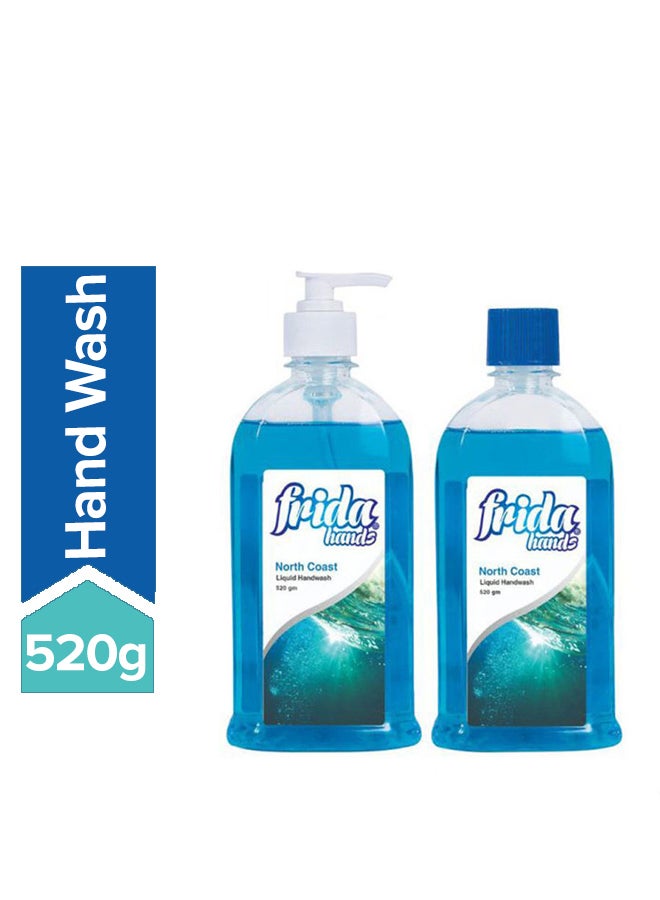 Frida 2-Piece Liquid Hand Wash North Coast Blue 520grams 