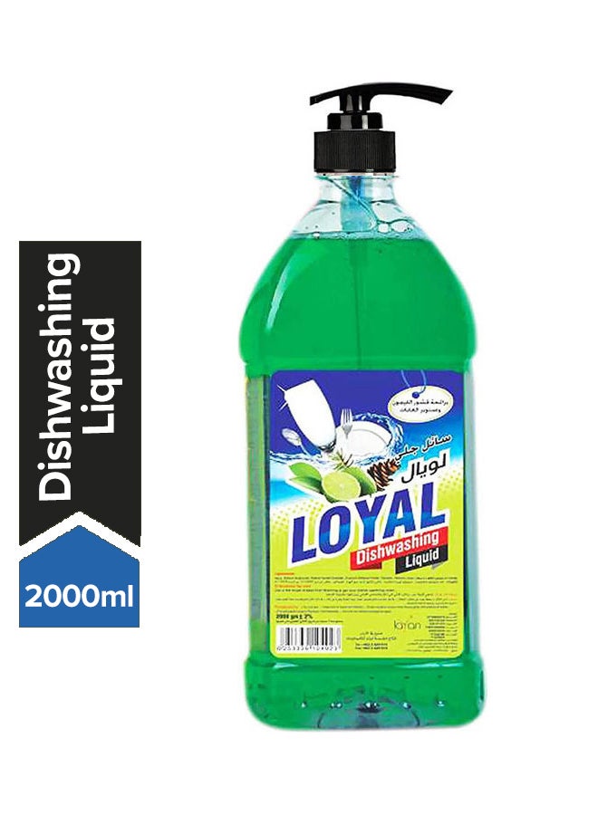 لويال سائل غسيل الأطباق أخضر 2000ملليلتر 