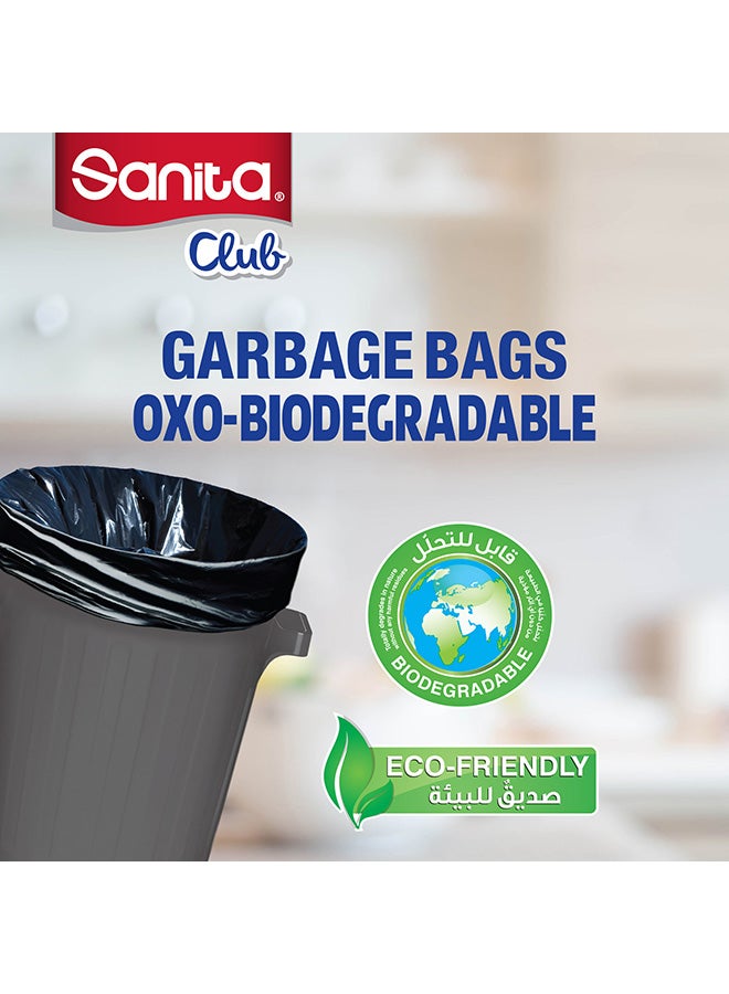 Sanita Club Garbage Bags 70 Gallons 20 Pieces XX-Large Black 125x105cm  - Image 4