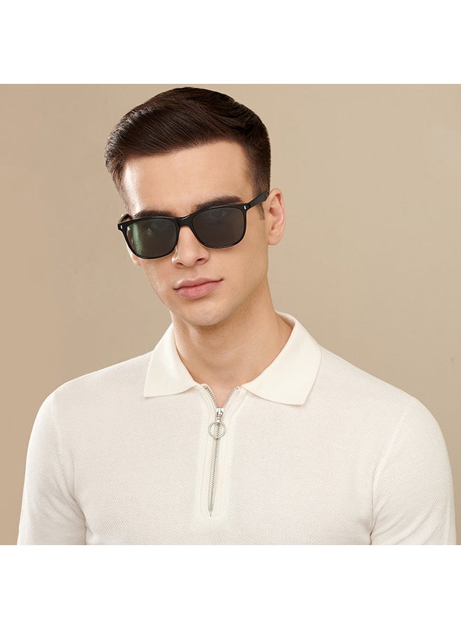 John Jacobs Full Rim Wayfarer Sunglasses For Men & Women With UV Protection - 56mm - Black  - Image 3