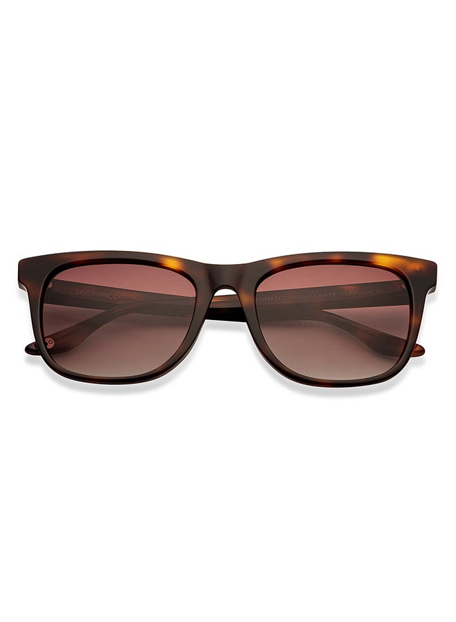 John Jacobs Full Rim Polarized Wayfarer Sunglasses For Men & Women - 54mm - Tortoise  - Image 3