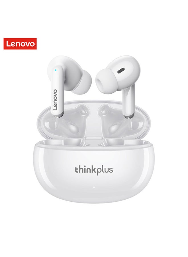 Lenovo - XT88 True Wireless Earphones Dual Mic Stereo Noise Reduction Bass HIFI Touch Control Earbuds BT 5.3 Headset White - Image 1