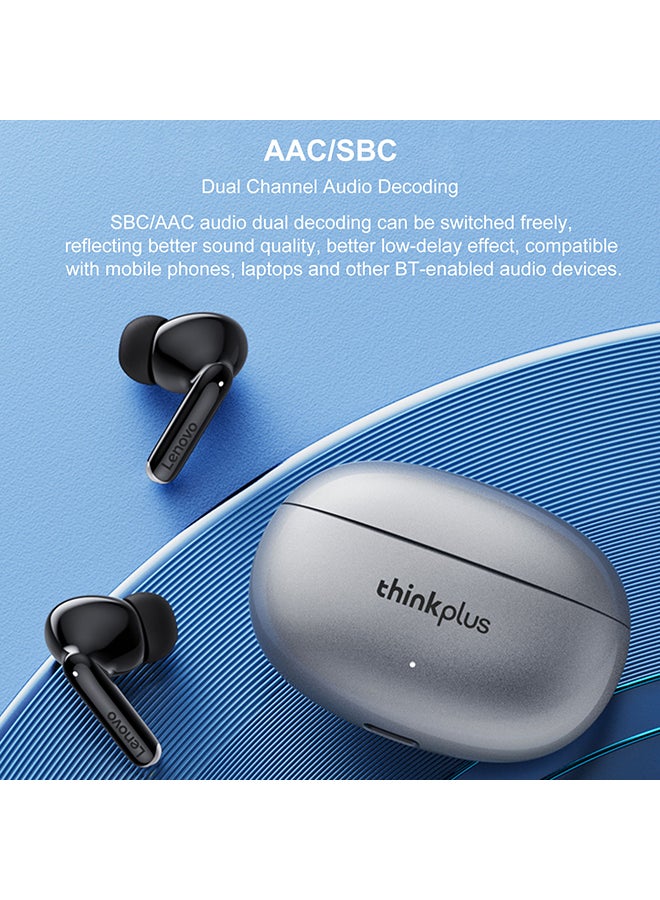 Lenovo - XT88 True Wireless Earphones Dual Mic Stereo Noise Reduction Bass HIFI Touch Control Earbuds BT 5.3 Headset White - Image 1