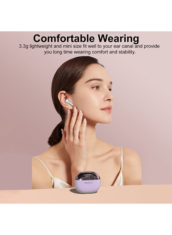 Lenovo - Thinkplus X15 Pro BT5.1 True Wireless Headphones Music Earphone Touch Control Sport Headset with Mic Black - Image 1