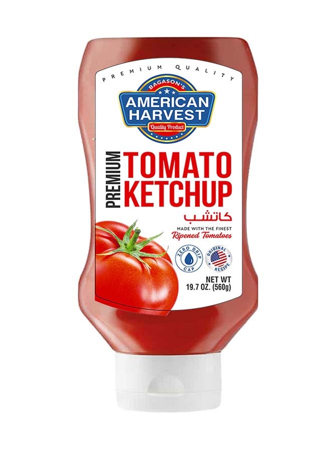 American Harvest Premium Tomato Ketchup 560grams  - Image 1
