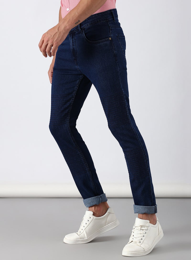 ABOF - Slim Fit Jeans Blue - Image 1
