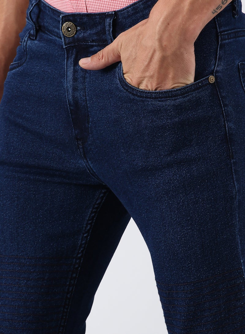 ABOF - Slim Fit Jeans Blue - Image 1