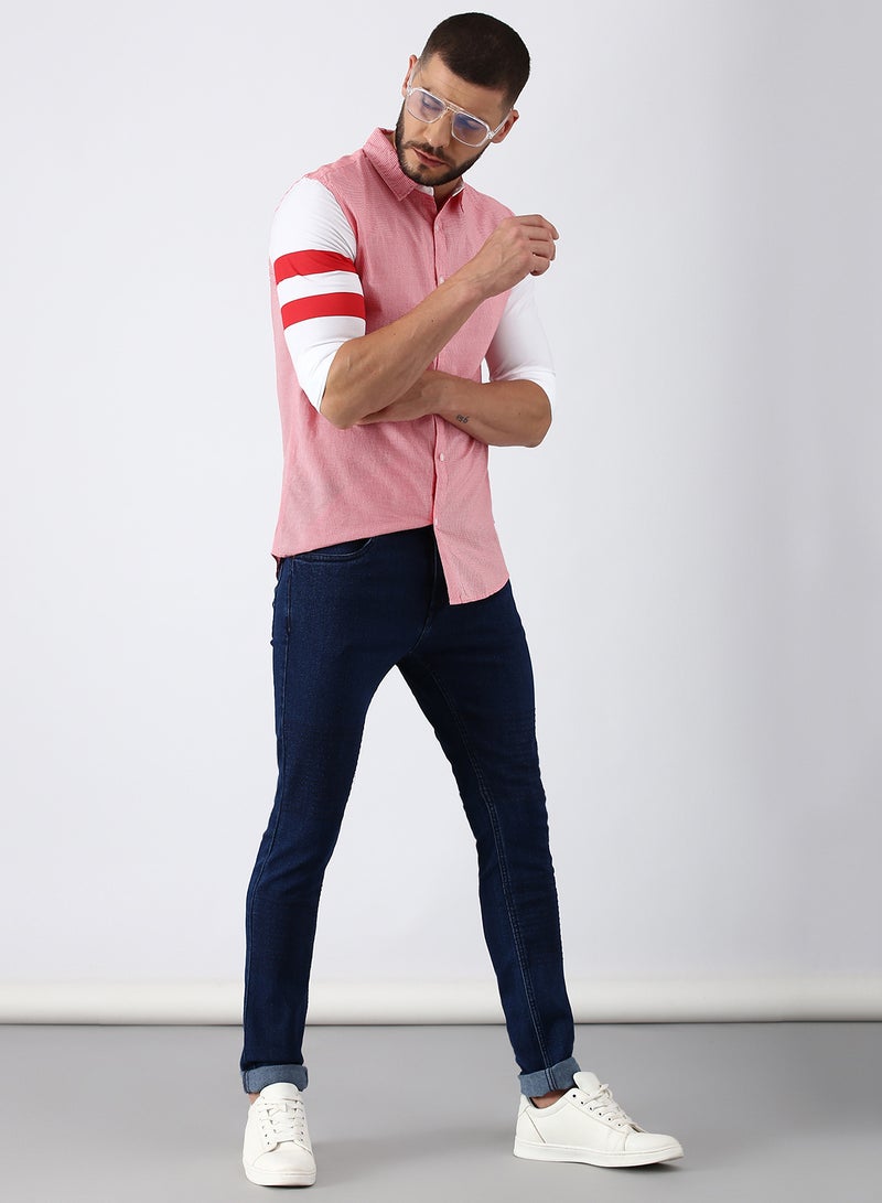 ABOF - Slim Fit Jeans Blue - Image 1