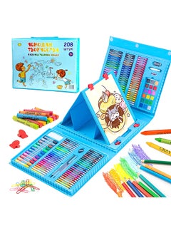 Generic 208 - Piece Portable Drawing Set, Blue  - Image 1