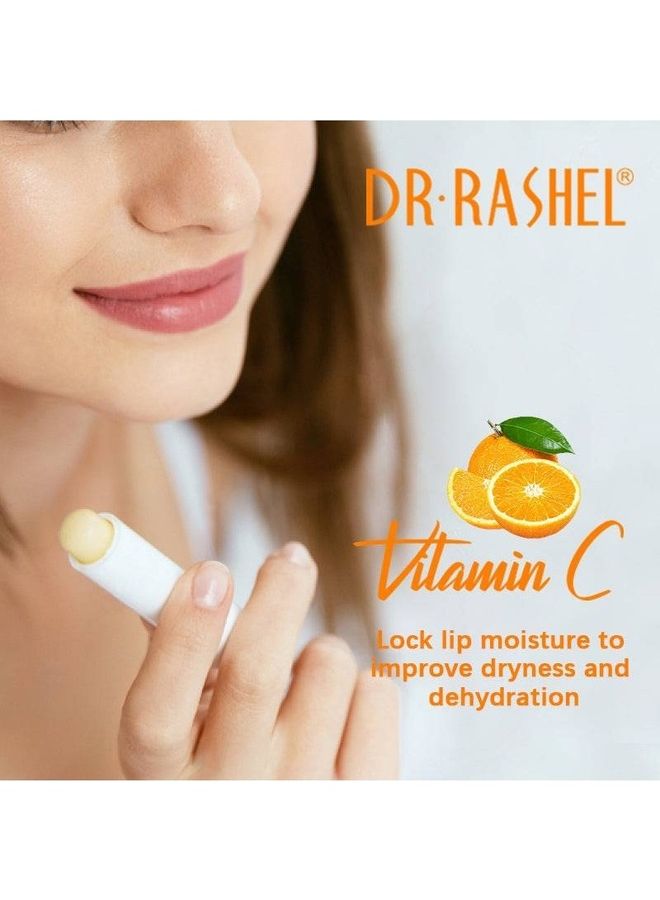 DR. RASHEL - Lip Balm Series Brighten and Moisturizing Lips - Vitamin C Orange 3grams - Image 1