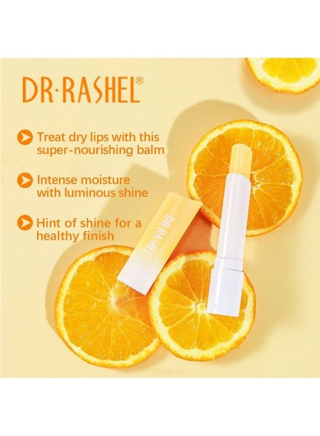 DR. RASHEL - Lip Balm Series Brighten and Moisturizing Lips - Vitamin C Orange 3grams - Image 1