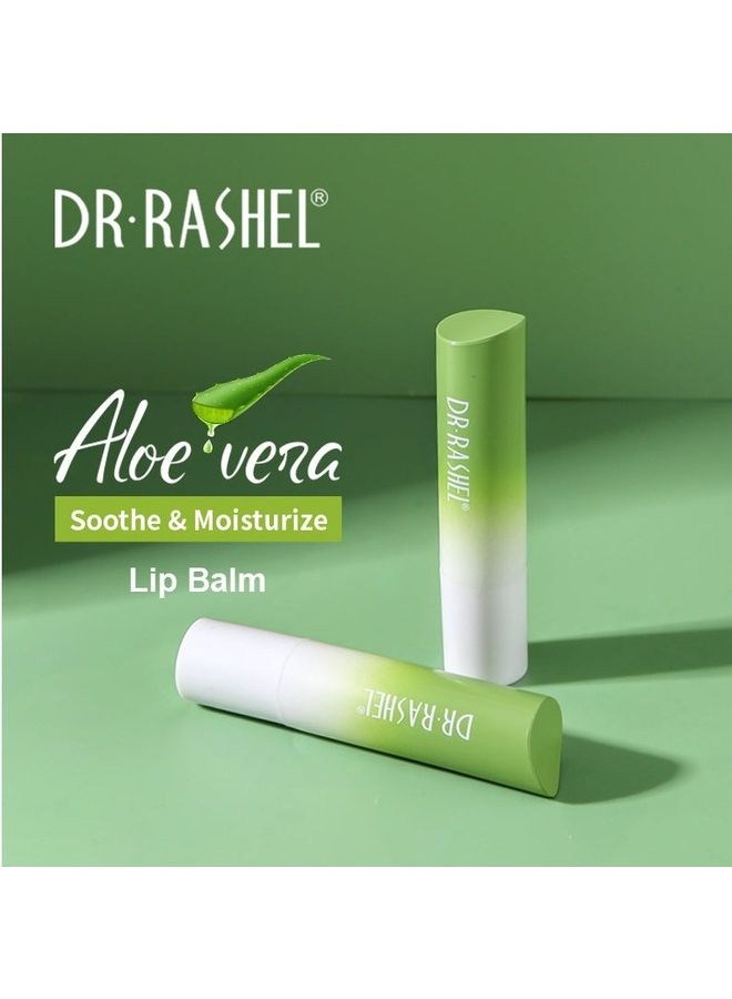 DR. RASHEL Lip Balm Series Soothe and Moisturizing Lips - Aloe Vera Green - Image 2