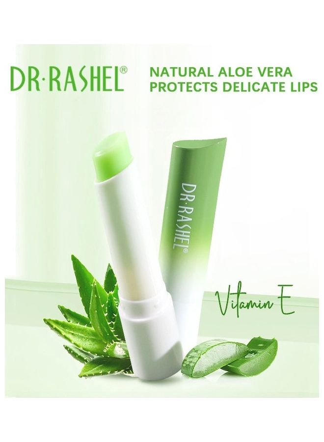 DR. RASHEL Lip Balm Series Soothe and Moisturizing Lips - Aloe Vera Green - Image 3
