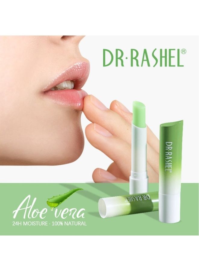 DR. RASHEL Lip Balm Series Soothe and Moisturizing Lips - Aloe Vera Green - Image 4