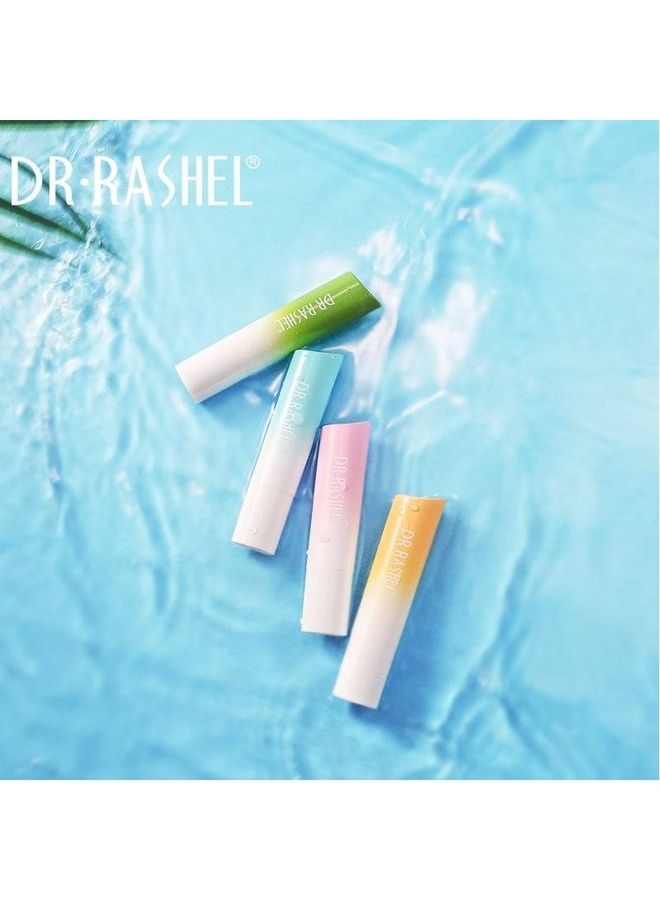 DR. RASHEL Pack Of 4 Lip Balm Series Soothe and Moisturizing Lips Clear 12grams - Image 2