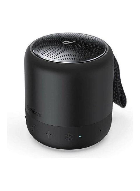 مكبر صوت ميني 3 برو بلوتوث، تقنية BassUp وPartyCast، USB-C، مقاوم للماء IPX7، وEQ أسود قابل للتخصيص أسود