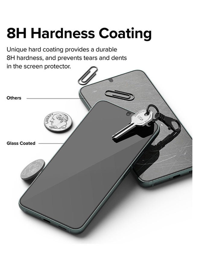 Ringke Glass Coated Screen Protector Compatible With Samsung Galaxy S22 Plus 5G Premium Tempered Glass Film Clear - Image 5
