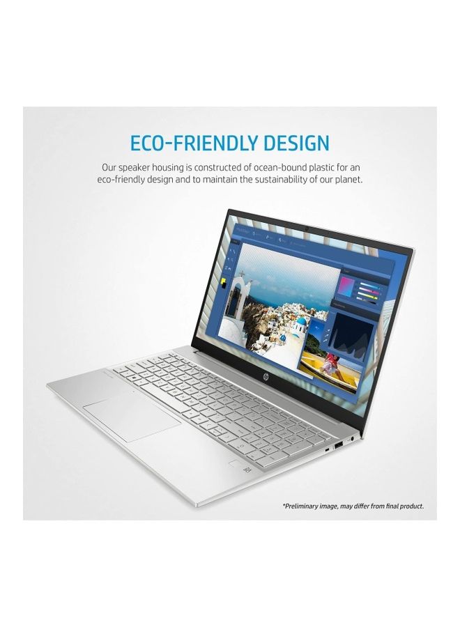 HP - Pavilion 15-eg1053 (Upgraded Version) Laptop With 15.6-Inch Touch Screen Display, Core i5-1155G7 Processor/16GB RAM/512GB SSD/Intel's Iris Xe Graphics With Bag English Silver - Image 1