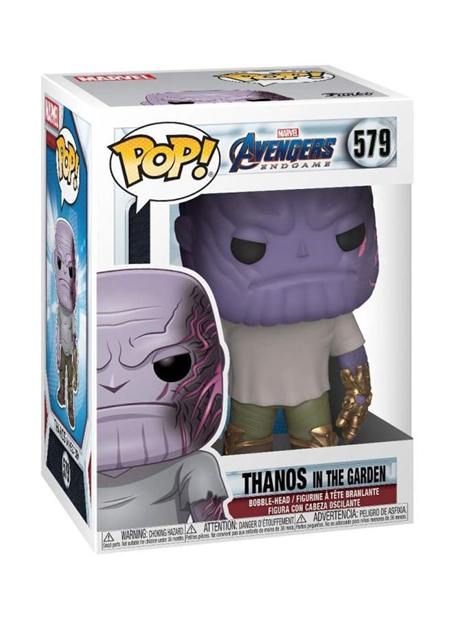 Funko Pop! Marvel: Endgame Casual Thanos With Gauntlet Collectable Vinyl Figure, 45141 3.75inch  - Image 4
