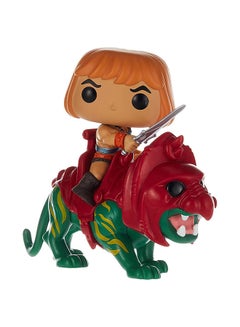 Funko Pop Rides! Animation: Masters of the Universe He Man on Battle Cat Collectable Vinyl Figure, 47680 5.5inch  - Image 1