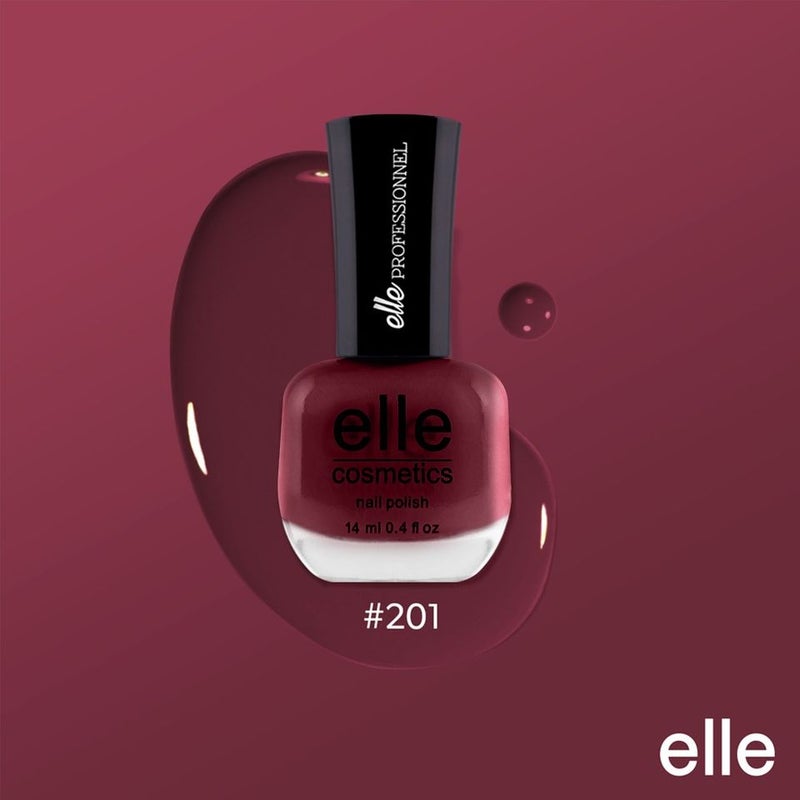 إيل كوزميتكس طلاء أظافر 201. أرجواني - Image 2