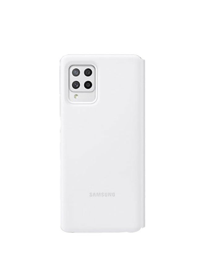 Samsung Smart S View Wallet Cover For Samsung Galaxy A42 White  - Image 2