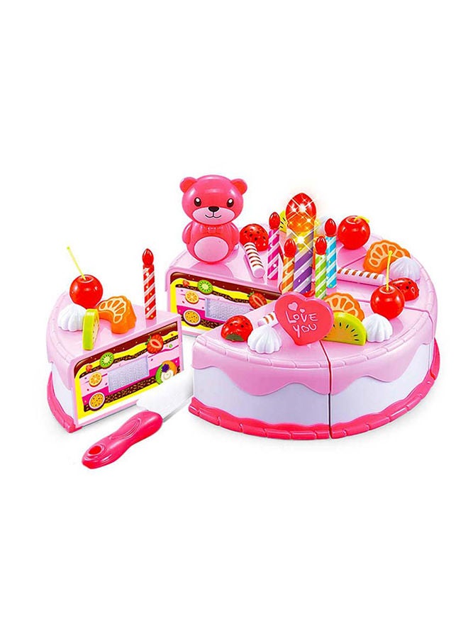 CYTHERIA Birthday Cake Cutting Kitchen Pretend Play Toys  - Image 3