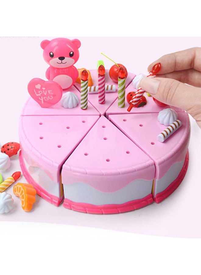 CYTHERIA Birthday Cake Cutting Kitchen Pretend Play Toys  - Image 4