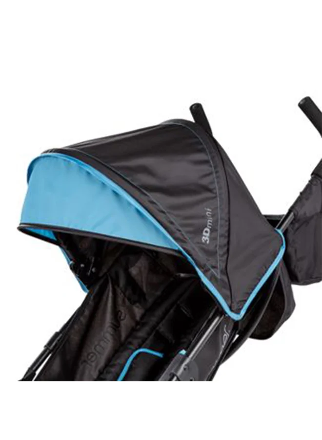 summer infant Summer Infant 3D Mini Single Convenience Stroller - Black/Blue, For Ages 6 - 24 Months