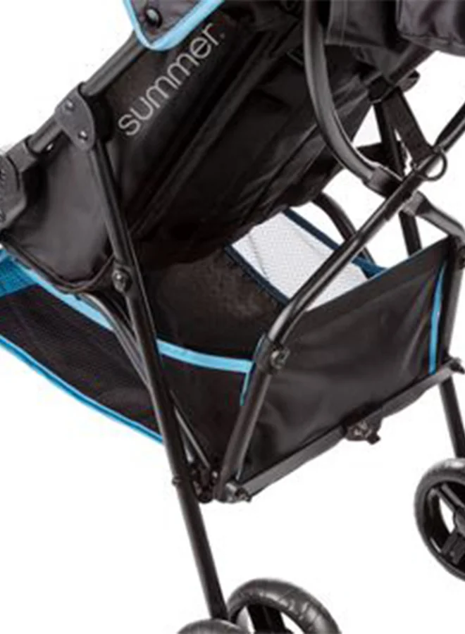 summer infant Summer Infant 3D Mini Single Convenience Stroller - Black/Blue, For Ages 6 - 24 Months