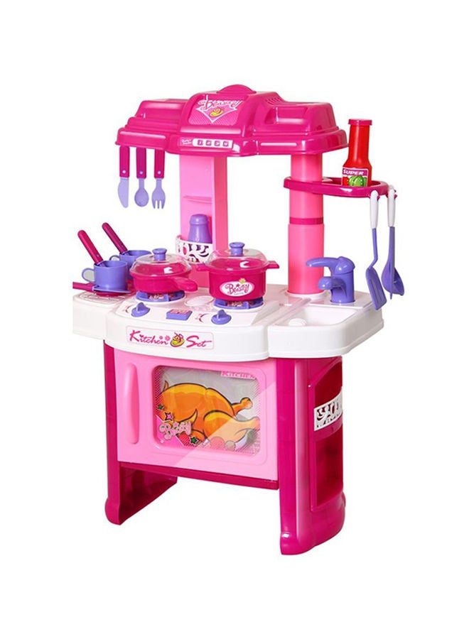 2 In 1 Little Pretend Cooking Kitchen Play Set For Kids Educational Toy  - Image 2