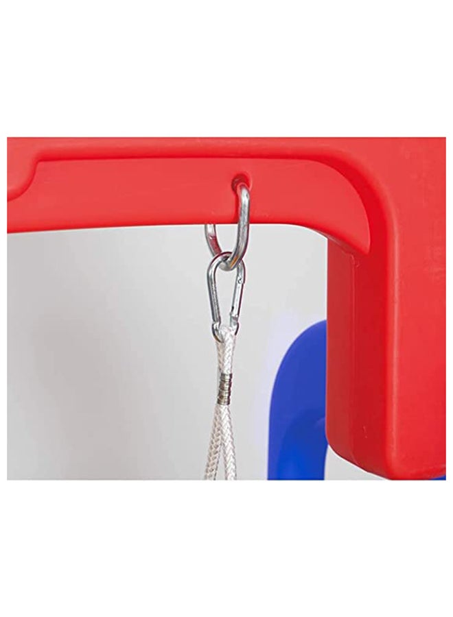 XIANGYU 3-In-1 Durable Swing And Slide Playset With Basketball Hoop For Kids, 6+ Years 188x170x125cm - Image 4