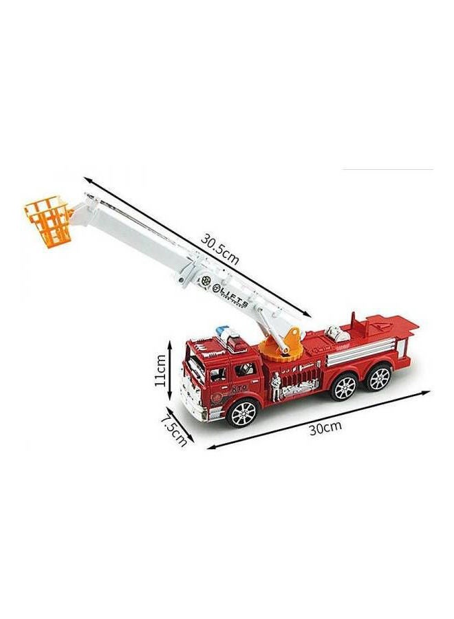 Fireman Toy Rescue Truck Friction Powered Simulation Vehicle With Light And Sound - Image 3