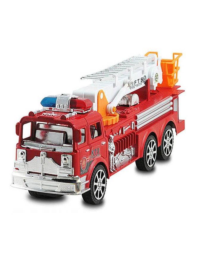 Fireman Toy Rescue Truck Friction Powered Simulation Vehicle With Light And Sound - Image 4