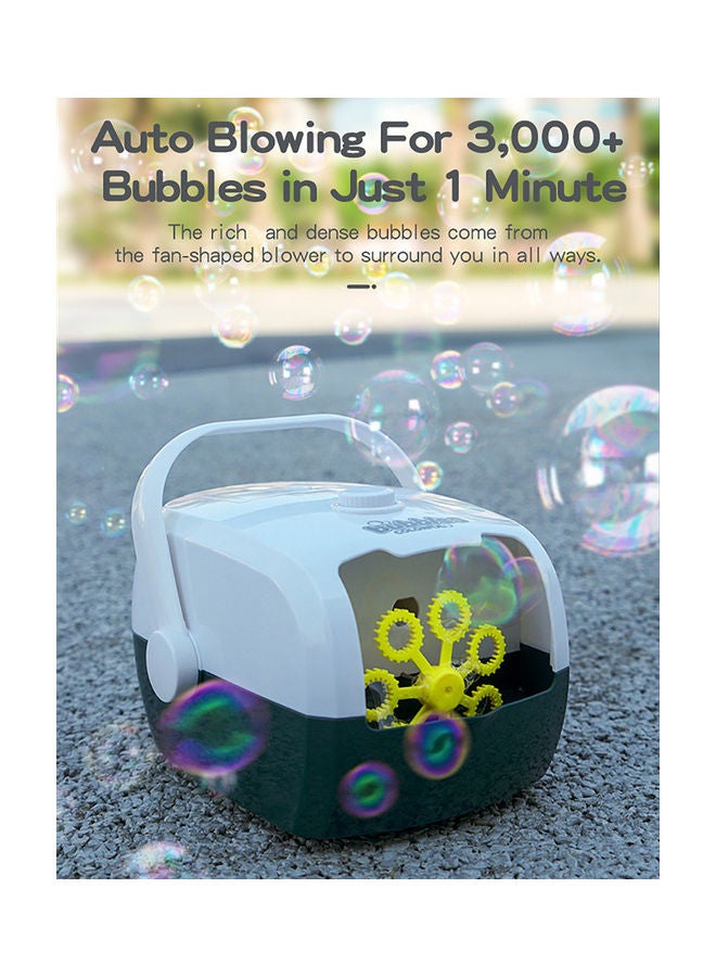 Kids Suitcase Shape Electric Bubble Blower 28.8*13.2*18.3cm  - Image 5