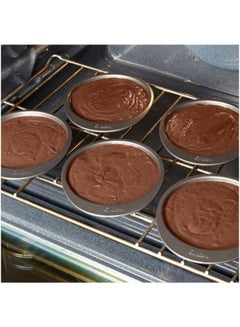 Wilton 5-Piece Multilayered Cake Pan Set Black 6x0.75inch  - Image 3