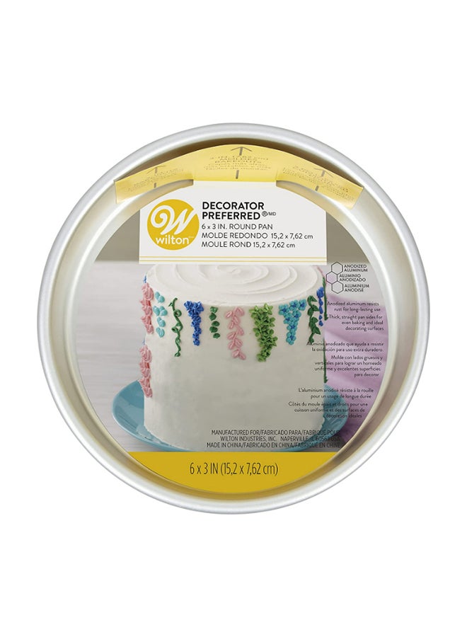 ويلتون صينية دئرية مفضلة للتزيين فضي 6x3بوصة - Image 2