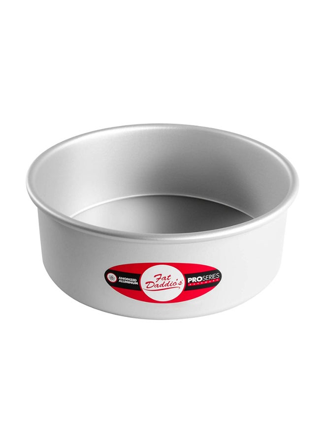 فات داديوز مقلاة مستديرة للتشيز كيك فضي 8x3بوصة - Image 2