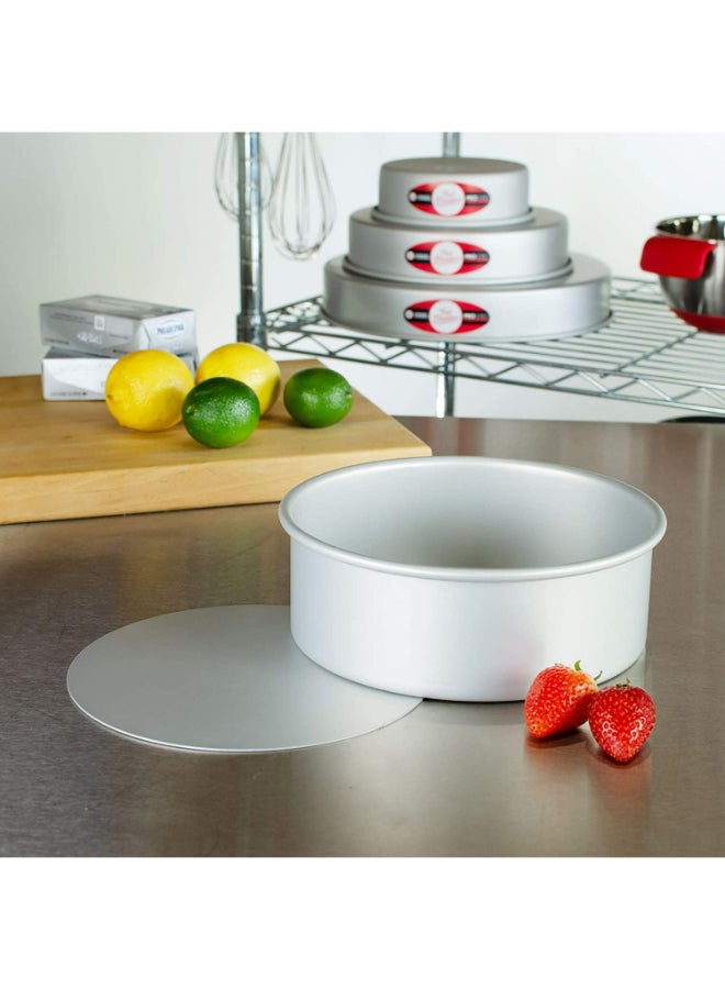 فات داديوز مقلاة مستديرة للتشيز كيك فضي 8x3بوصة - Image 4