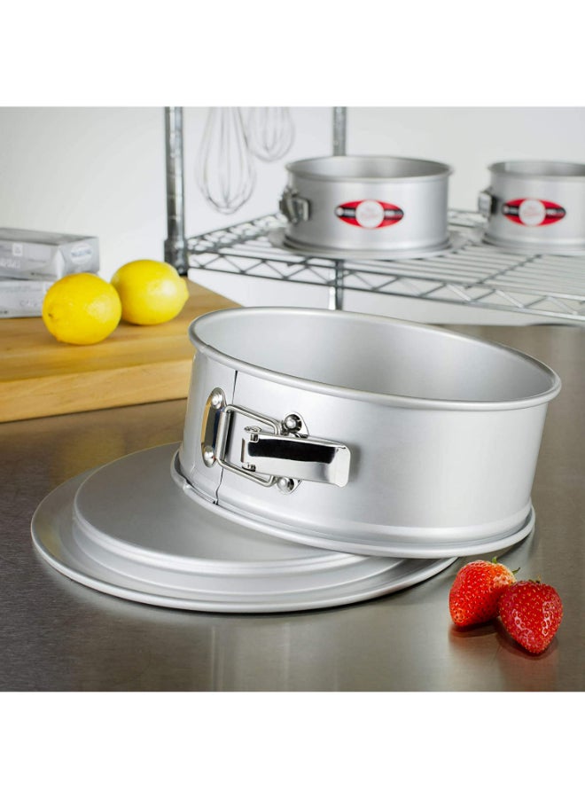 فات داديوز مقلاة مستديرة سبرينغفورم فضي 9x3بوصة - Image 4