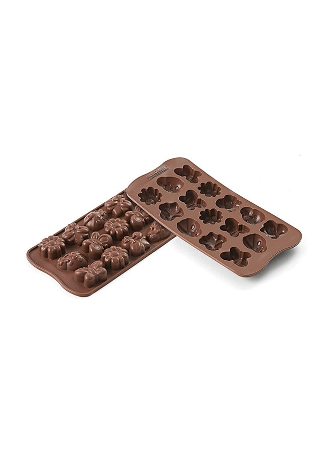 Silikomart Easy Choc Springlife Mould Brown - Image 4