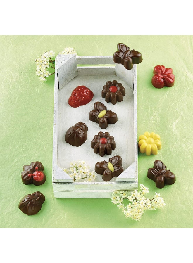 Silikomart Easy Choc Springlife Mould Brown - Image 2