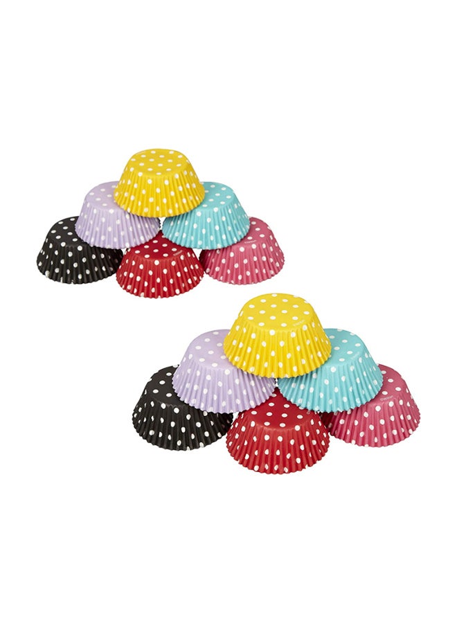 Wilton 300-Piece Polka Dot Baking Cup Set Red/Blue/Green 2inch - Image 4