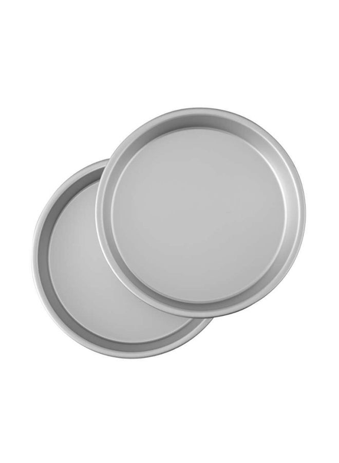 ويلتون طقم مكون من قطعتين من صواني بيرفورمانس فضي 22.8x5.08سم - Image 1